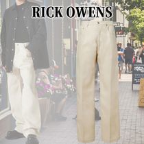 【大人カジュアルの格上げ】RICK OWENS ワイド ツイルパンツ