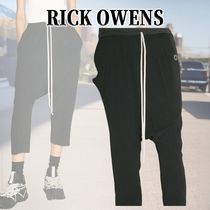 【リラックスフィット】RICK OWENS クロップドパンツ