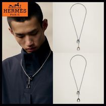 【アクセント♪】HERMES ネックレス 《Etrier》グラフィカル