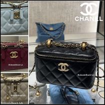 【25S限定】レトロ感漂う可愛さ★CHANEL★バニティケース★