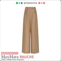 Max Mara◆RAUCHE◆ピュア リネン ワイド パンツ