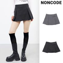 【NONCODE】Dummy pin tuck pleated skirt