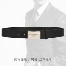 関税送料込み【DOLCE&GABBANA】ドルガバ  レザーベルト