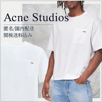 匿名/国内配送 関税送料込 アクネ ロゴ  タグ Tシャツ 半袖