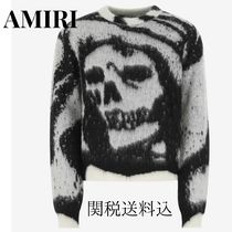 AMIRI  Amiri x Wes Lang グレー リーパー モヘア セーター