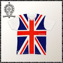 希少/入手困難◆CHROME HEARTS◆UNION JACK TEE WHITE/RED/BLUE