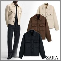 コーデの主役に ZARA スエード風シャツジャケット