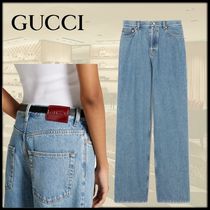 新作【GUCCI】バギーデニムパンツ