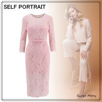 SELF PORTRAIT☆レース ビスチェ ミディドレス♪【送料込】