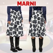 関税込【Marni】Luna Midi Skirt★フラワー ミディ スカート