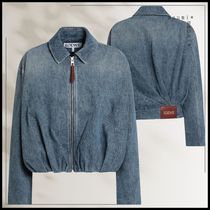 LOEWEロエベ デニムボンバージャケット ドレープジャケット
