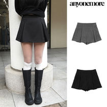 【Anyone more】Lenon Pintuck Mini Pleated Skirt