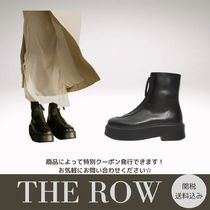 【THE ROW】ジップブーツ 1 アンクルブーツ ブラック