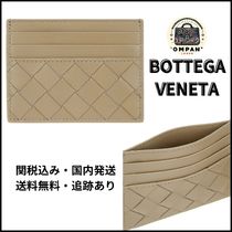 残りわずか＊BOTTEGA　VENETAイントレチャートカードケースTAUPE