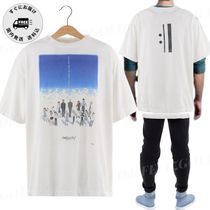 すぐにお届け セントマイケル コラボ EV_SS TEE/BLUE Tシャツ