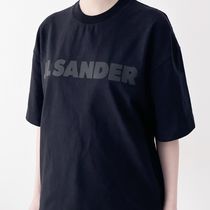 レディース★Jil Sander★ロゴプリント コットンTシャツ 半袖