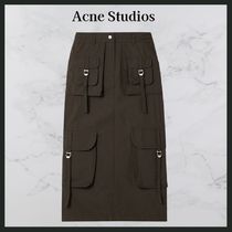 ★関税込★ Acne Studios コットン混 カーゴスカート