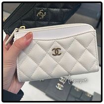 超希少ホワイト♡_CHANEL_フラグメント_財布_カード_コイン