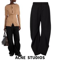 【Acne Studios】ミッドライズワイドレッグパンツ