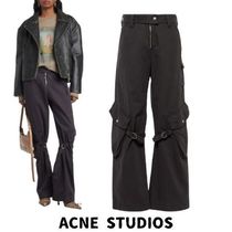 【Acne Studios】ミッドライズコットンキャンバスカーゴパンツ