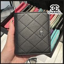 【マットな高級感♪】24P限定★CHANEL ミニ財布 ブラック