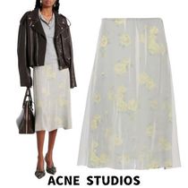 【Acne Studios】花柄メッシュミディスカート