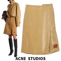 【Acne Studios】コットンツイルラップスカート