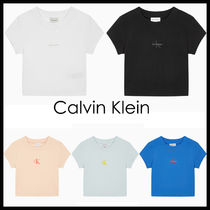 【CK JEAN】 W'S MONOGRAM BABY SHORT SLEEVE T SHIRT