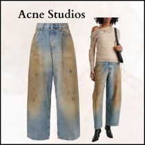 【Acne Studios】ペニシリン ミッドライズ ワイドレッグジーンズ