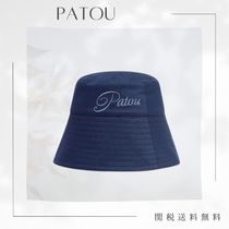 PATOU パトゥ ロゴ コットン バケットハット