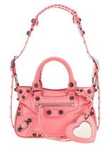 【BALENCIAGA】LE CAGOLE SMALL LEATHER SHOULDER BAG