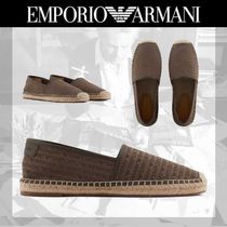 Emporio Armani◆マルチストライプ スエード レザー サンダル