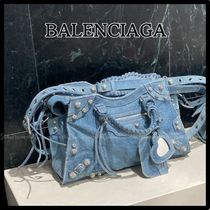 【BALENCIAGA】レア♪lady's NEO CAGOLE CITYデニムハンドバッグ