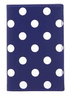 COMME DES GARCONS WALLET polka-dot bifold wallet Blue