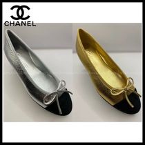 【メタリックが可愛い♡】CHANEL バレリーナ