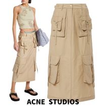 【Acne Studios】テクニカルコットン混カーゴスカート