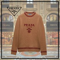 【PRADA】ウール カシミヤ クルーネック セーター★サイズ44