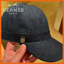 【上品シンプル♪】　HERMES　キャスケット 《ジョアン》 デニム