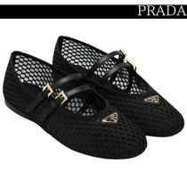 関税込★VIP価格【PRADA】メッシュファブリック バレリーナ