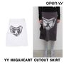 OPEN YY_TheOpen Product スカート [OPEN YY] YY HUG&HEART CUTOUT スカート★新作・25SS★韓国★