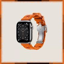 【格を上げる！2色展開】Hermes　applewatch　ラバーバンド46MM