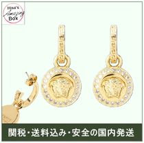 (送料・関税込)VERSACE Earrings Crystal La Medusa /L