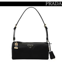 関税込★VIP価格【PRADA】Re-Nylonxレザー ショルダーバッグ