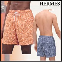 【鮮やかカラーがお洒落★】HERMES スイムパンツ 水着 ボクサー