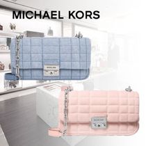 【MICHAEL KORS】TRIBECA キルト デニム ショルダー スモール