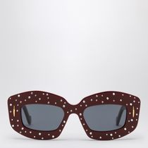 Loewe サングラス バーガンディー SS25