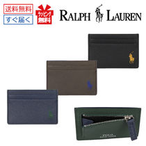ラルフローレン 名刺入れ  POLO RALPH ポロ 折り カード レザー