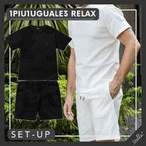 ■1PIU1UGUALE3 RELAX■ビッグカモTシャツ/ジャガードショーツ