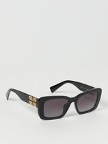MIU MIU 　Miu miu acetate sunglasses with applied logo