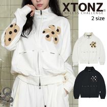 ＊韓国＊［XTONZ］Dot Flower Sweat Zip-up 2C 2size